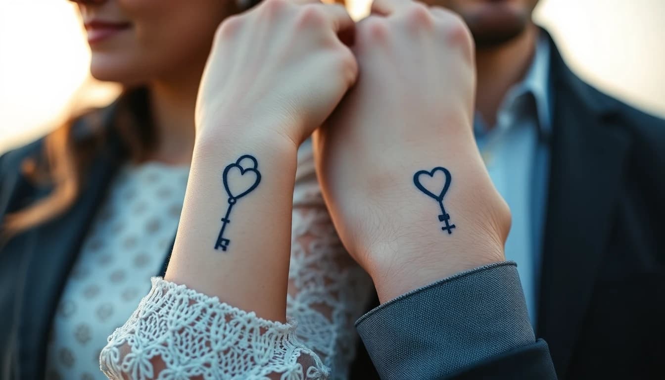 Couple Tattoos & Matching Designs - couple tattoos, matching tattoos, relationship tattoos